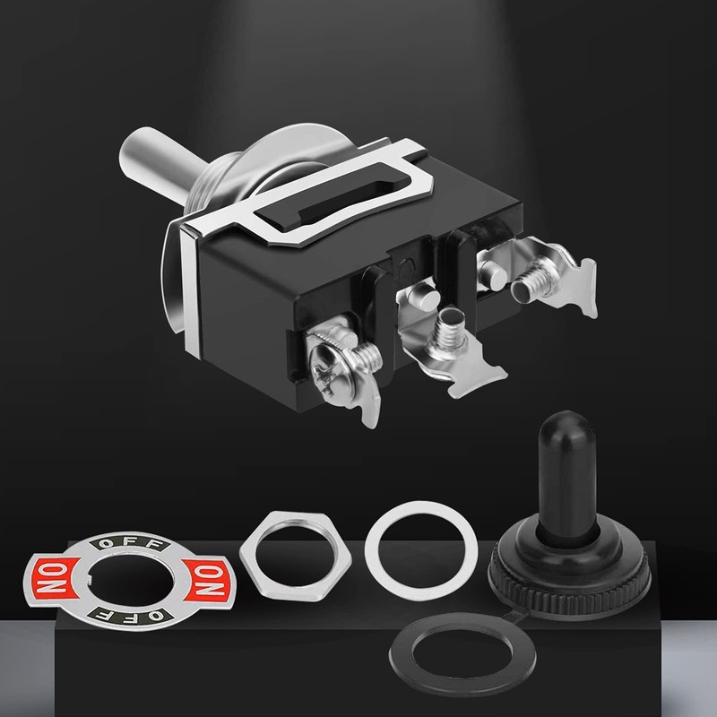 Toggle Switch 12V, Heavy Duty 120V SPST ON Off Rocker
