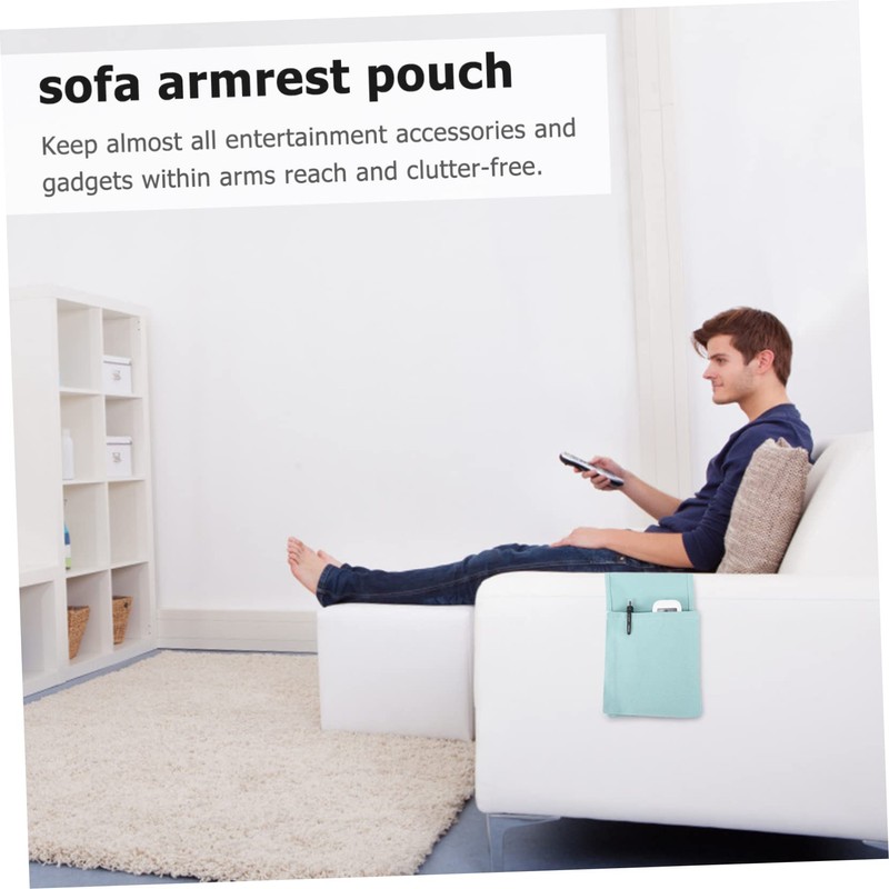 DOITOOL 1pc Sofa Armrest Storage Pouch Organizer Bag for Living