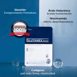 Glutanex Mask 15 Mascarillas Aclarante Y Antioxidante