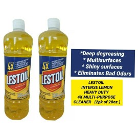 LESTOIL INTENSE LEMON HEAVY DUTY  MULTI-PURPOSE DEGREASER CLEANER (2PKS-28oz.)