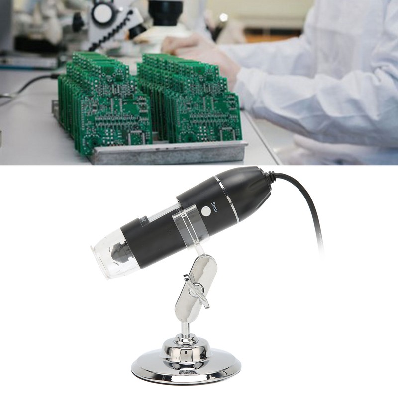 3 in 1 USB Digital Microscope 50X‑1600X Portable Handheld 8