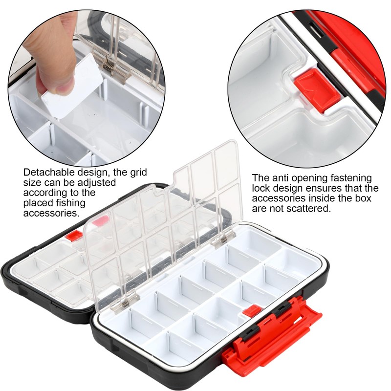 Wisebom Tacklebox Bait Box Waterproof Fishing Accessories Boxes Hooks Bait