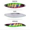 FOLANDO S‑Shaped Metal Spoon Lure 7.5cm 17g with Blood Groove