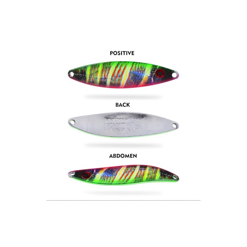 FOLANDO S‑Shaped Metal Spoon Lure 7.5cm 17g with Blood Groove