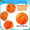 30 Pack 16 Inch Inflatable Soccer Ball Inflatable Basketball Blow