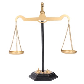 Balance Scale Decor Stress Relief Retro Desktop Iron Scales of Justice Ornament for Home Decor