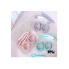 휴대용 렌즈케이스 렌즈빼는도구 소프트렌즈케이스 렌즈케이스세트 렌즈집게 Portable Lens Case Lens