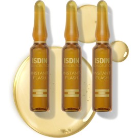 Isdinceutics Instant Flash, Solución facial con efecto lifting inmediato, 5 ampolletas