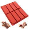 Webake Chocolate Molds Silicone Bar Mold for Granola Cereal Energy