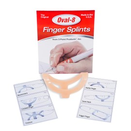 3-Point Products Oval-8 Finger Splints, Support and Protection for Arthritis, Trigger Finger or Thumb, and Other Finger Conditions Size 12 (Pack of 1)
