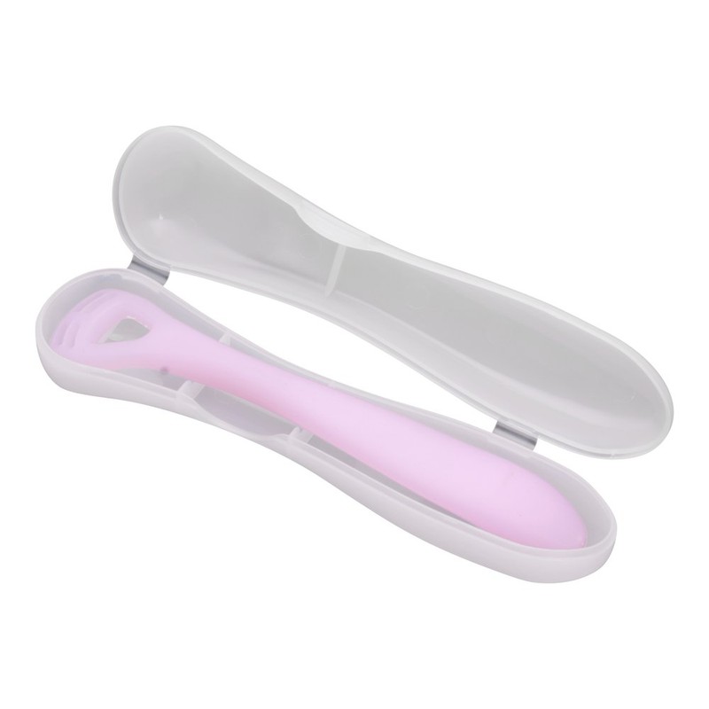 Nonoji Soft Tongue Cleaner "Tongue! Includes Exclusive Case, Pink