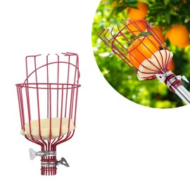 Fruit Picker For Fruit Harvesting As Accessory, Apple Picker For Aluminium Telescopic Poles,Fruit Catcher Gripper For Harvesting Apples Cherries,Can Be Used In Combination With Stainless Steel Handles