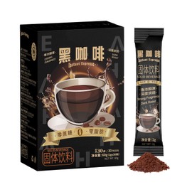 Instant Coffee Packets 30 Packs, Medium Roast Sugar Free Black Coffee Single Serve, 100% Arabica Beans (2oz / 60g), Hot or Iced Instant Coffee Powder Bulk for Camping Fitness Office Holiday Gifts