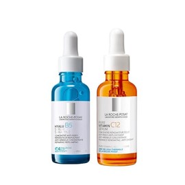 Kit La Roche-Posay Rutina Hidratante Anti-Arrugas/Anti-Oxidante: Hyalu B5 Suractivated Serum 30ml + Serum Vitamina C12, 30ml
