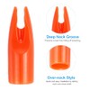 PATIKIL Archery Arrows Nocks 7mm, 60 Pcs Plastic Glue on