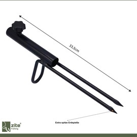 Zite Fishing Umbrella Stand for Fishing Umbrella Extra Stable Umbrella Support with Ground Spike, Also for Umbrella Tents