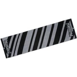 Nittaku Table Tennis Towel, Two-Tone Sports Towel, Front Pile Fabric, Black (71) NL9277