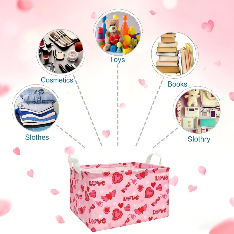 TUZIANAN Valentines Day Baskets for Gifts Empty, Gift Baskets for