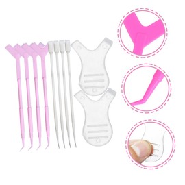 Minkissy 60pcs Eyelash Extension Lift Tools Ergonomic Grafting Brushes for Quick Application Safe Material for Home Salon Use Convenient Travel