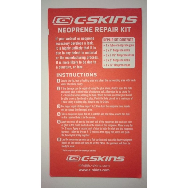 McNett/C-Skins Neoprene Repair Kit by Mcnett