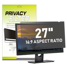 LAMA 27 Inch Computer Privacy Screen Protector, Universal Computer Monitor Privacy Filters (WxH:598mm*337mm), Anti-Spy/Anti-Scratch/Anti-Glare Protector for Widescreen Monitors(16:9)