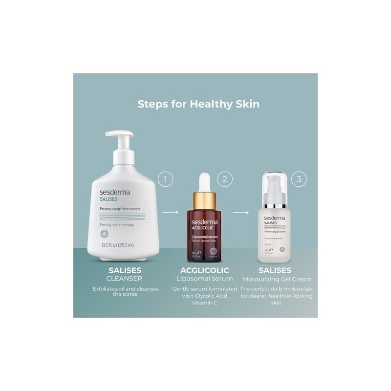 Sesderma Salises Crema Gel Hidratante Regula la grasa de la