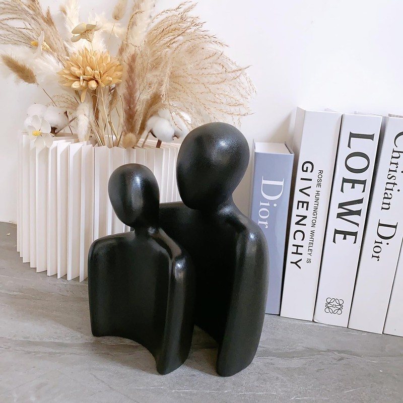 Katoonx Hugging Couple Statues Ceramic Lover Figurine Embrace Characters