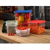 Carlisle FoodService Products Squares Square Food Storage Container with Stackable