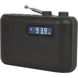 Jensen Portable AM/FM Digital Radio w/Digital LCD - Auxiliary input jack (SR-50)