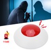 Wireless Sound Light Siren 110DB Burglary Prevention High Pitch Alarm