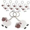 Vaguelly Pack of 24 Key Pendants for Sheep Sheep Key