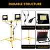 24000 Lumen Work Lights with Stand, 2 Adjustable Head LED