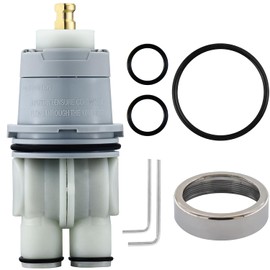 RP46074 Shower Cartridge, Compatible with Delta 13/14 Series Shower Faucet, Replacement Monitor MultiChoice Cartridge, Single Handle Universal Shower Cartridge Repair Assembly with RP22734 Bonnet Nut