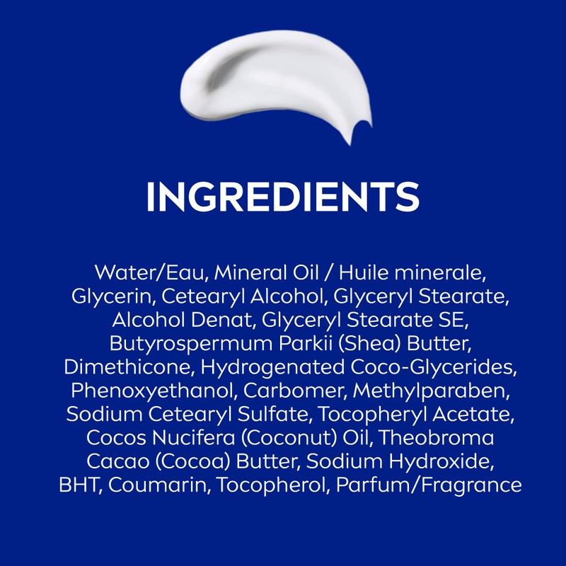 NIVEA Cocoa Butter 48H Deep Moisture Body Cream, 439g