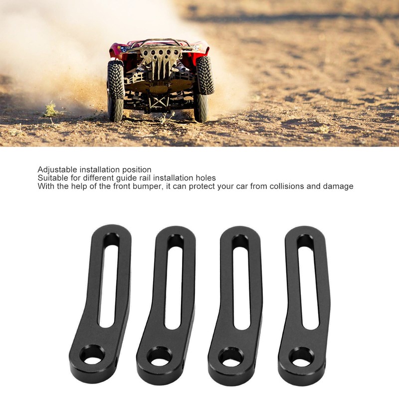 RC Car Metal Front Bumper Aluminum Alloy Front Bumper for