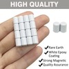 Small Cylinder Neodymium Magnets, 50Pcs Strong Refrigerator Magnets Tiny Rare