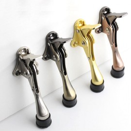 Entryway Door Stopper Kickstand Door Holder Door Closing Prevention Bronze 2ea