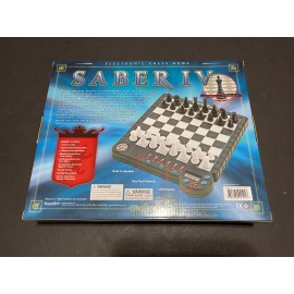 EXCALIBUR ELECTRONICS SABER IV COMPUTER Chess Set - BRAND NEW in BOX - never used - Top of the Line