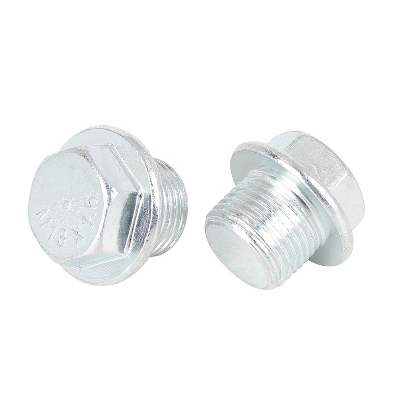 X AUTOHAUX 5 Sets Oil Drain Plug with Sealing Ring