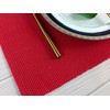 AVKA Studio 100% Cotton Ribbed Placemats - Set of 6-13