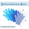 Slick- Exfoliating Gloves, 4 Pcs, Skin Exfoliator for Body, Shower