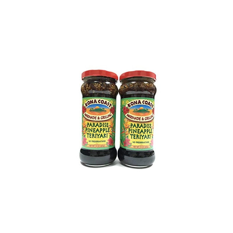 Kona Coast Paradise Salsa de piña Teriyaki 15 oz |