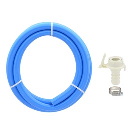 GAONA GA-LC034 Two-Tank Washing Machine Water Supply Hose Fittings, 6.6 ft (2.0 m), Blue