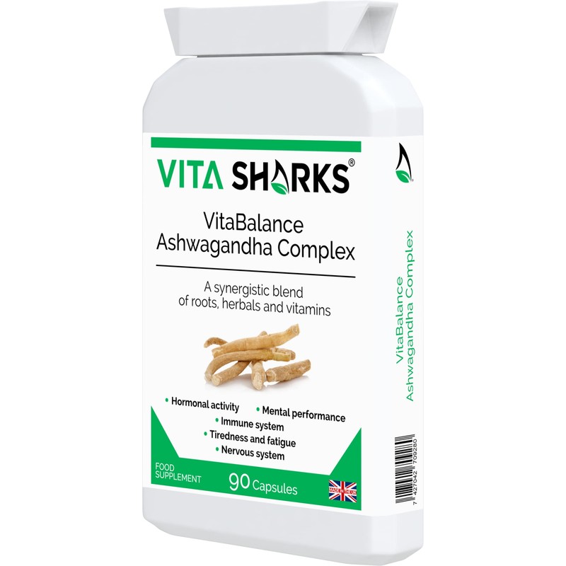 VitaBalance Ashwagandha Complex: Stress Relief & Adaptogen | Vegan |