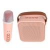 Mini Karaoke Machine Set Portable Bluetooth Speaker with 1 Wireless