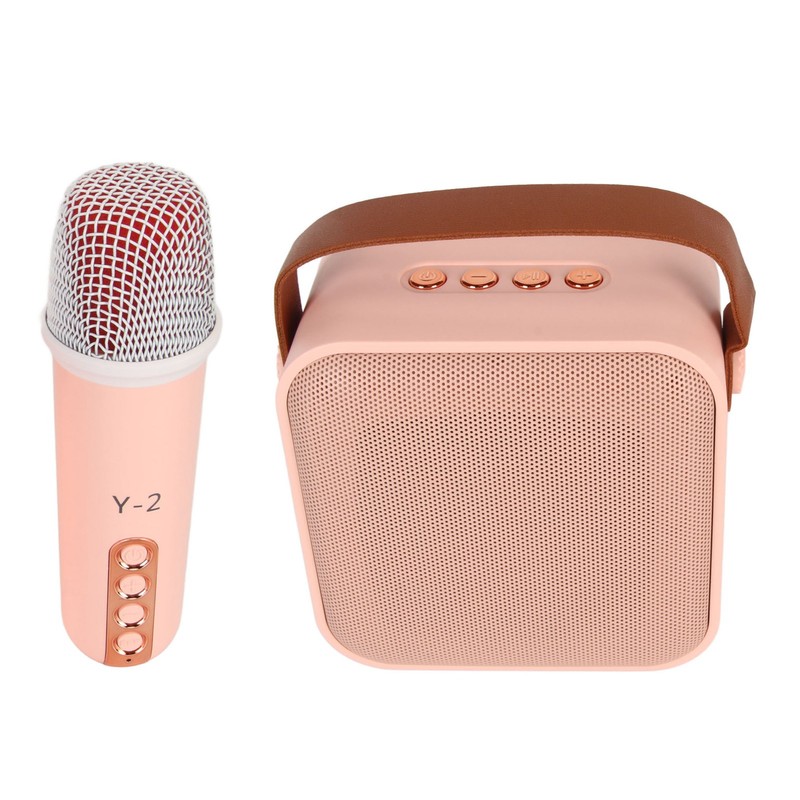 Mini Karaoke Machine Set Portable Bluetooth Speaker with 1 Wireless