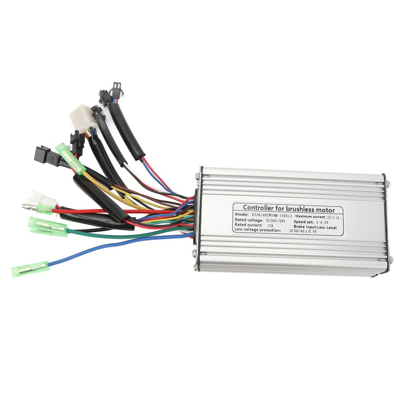 Square Wave Controller 25A Electric Bike Controller 36V 48V Metal