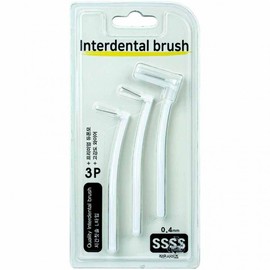 Dental interdental brush L type 3P SSSS 0.4mm 10ea