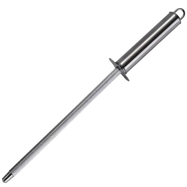 SSRDFU Professional Sharpening Steel for Knives - Diamond Sharpening Steel, Stainless Steel Knife Sharpener, Sharpening Knife Sharpening Rod for Knives, Professional Sharpening Rod for Cooking