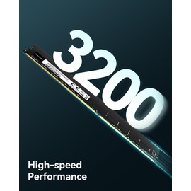 Lexar UDIMM 32GB DDR4 RAM, 3200 MHz DRAM, 288-Pin DDR4 U-DIMM Desktop Memory, High-Performance Computer Memory, PC RAM Module Upgrade (LD4AU032G-B3200ASST)